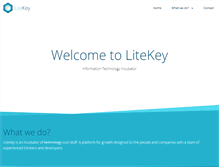 Tablet Screenshot of lite-key.com